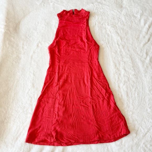 Free People Red Mini Dress - Picture 1 of 8